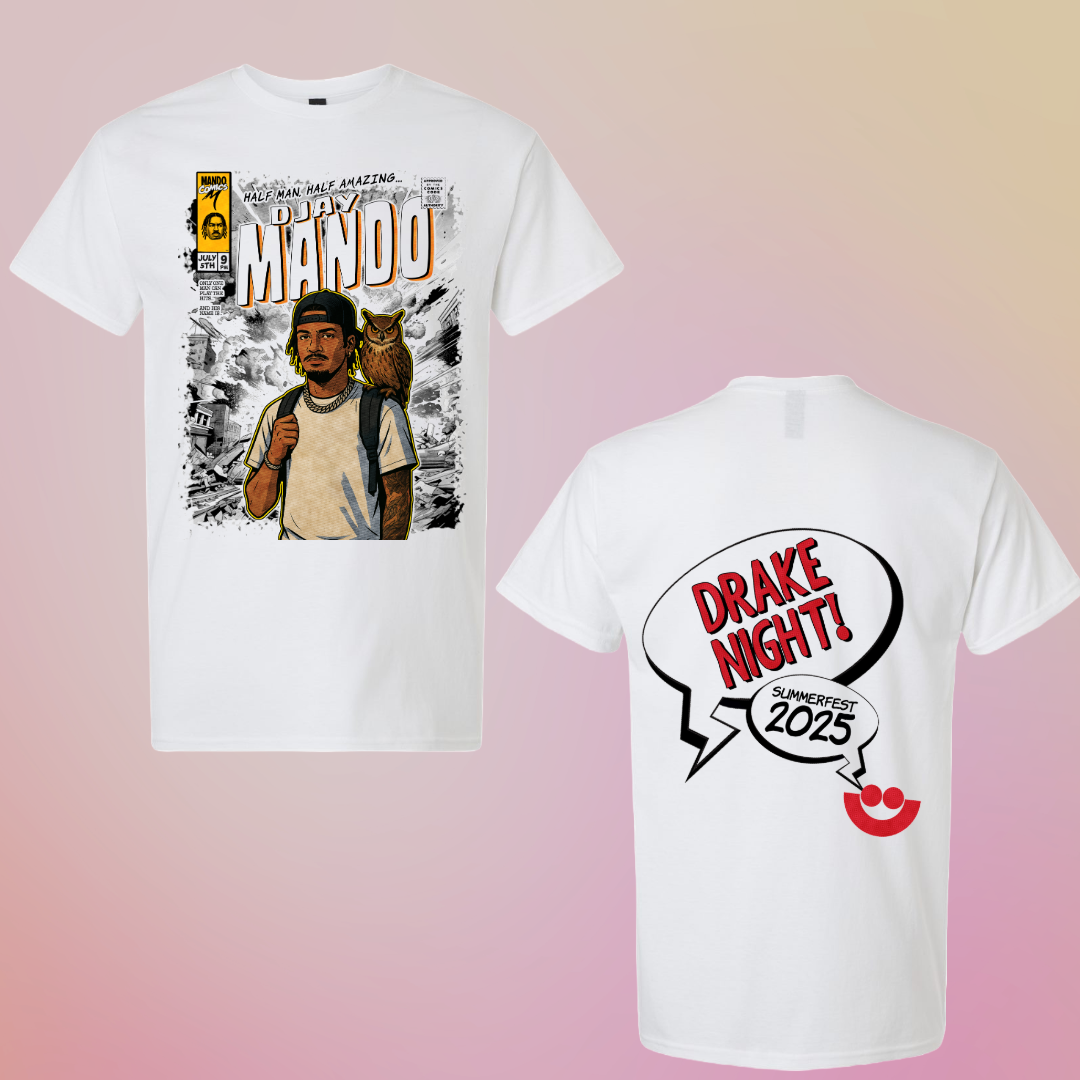 Drake Night T-Shirt White