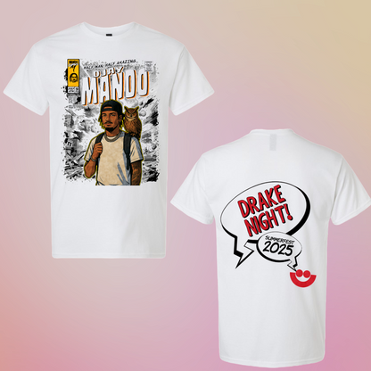 Drake Night T-Shirt White